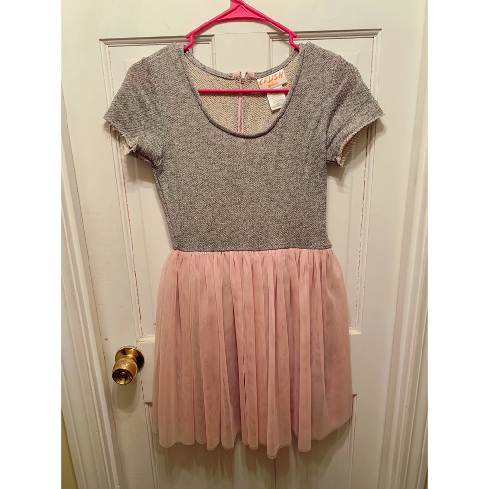 🌸 Adorable Pink Tulle Skirt Mini Dress 🌸
